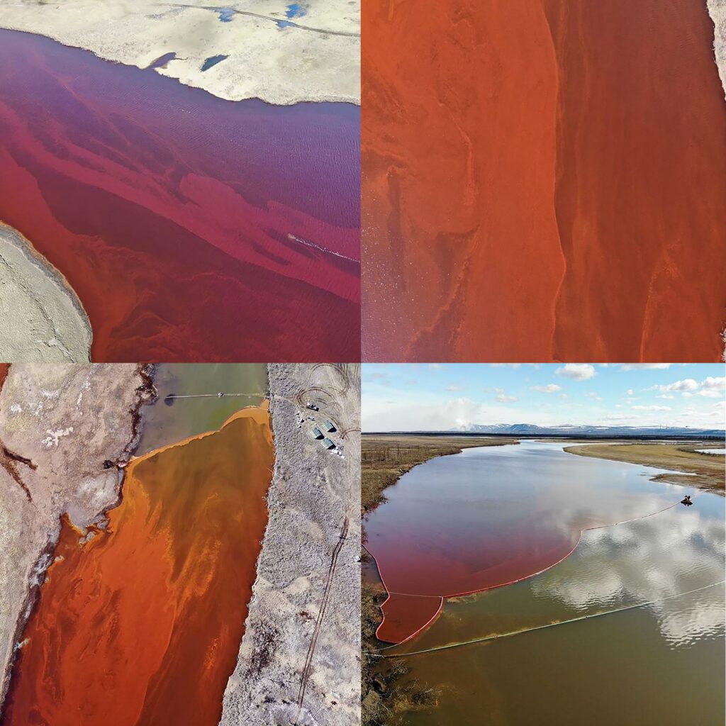 Parvati Foundation, MAPS, Russia Oil Spill, thawing permafrost, photo by Ilya Torgonskyi
